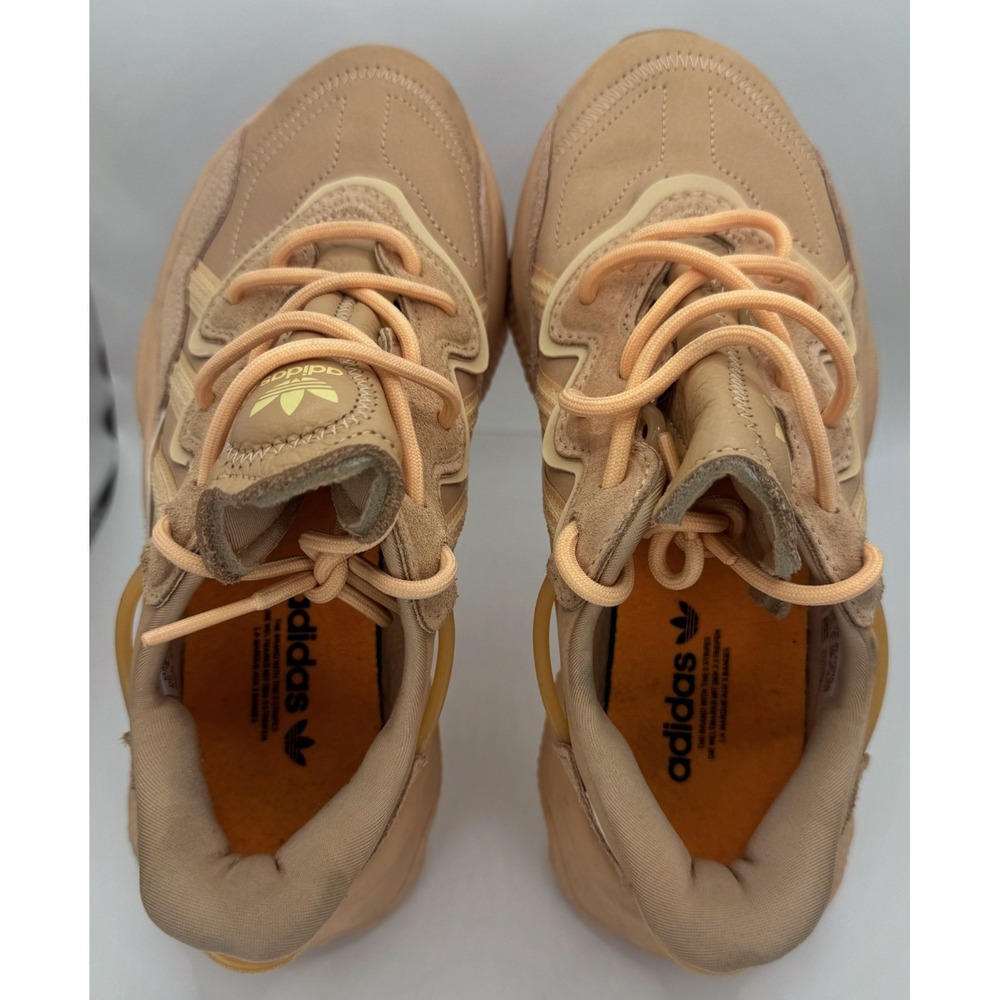 Adidas Ozweego Glow Orange Pale Nude Chunky Sneakers US Men 5.5 Womens 7 FZ1962 - Picture 5 of 8
